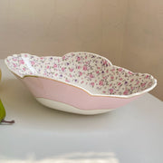 Petite Floral Footed Serving Bowl