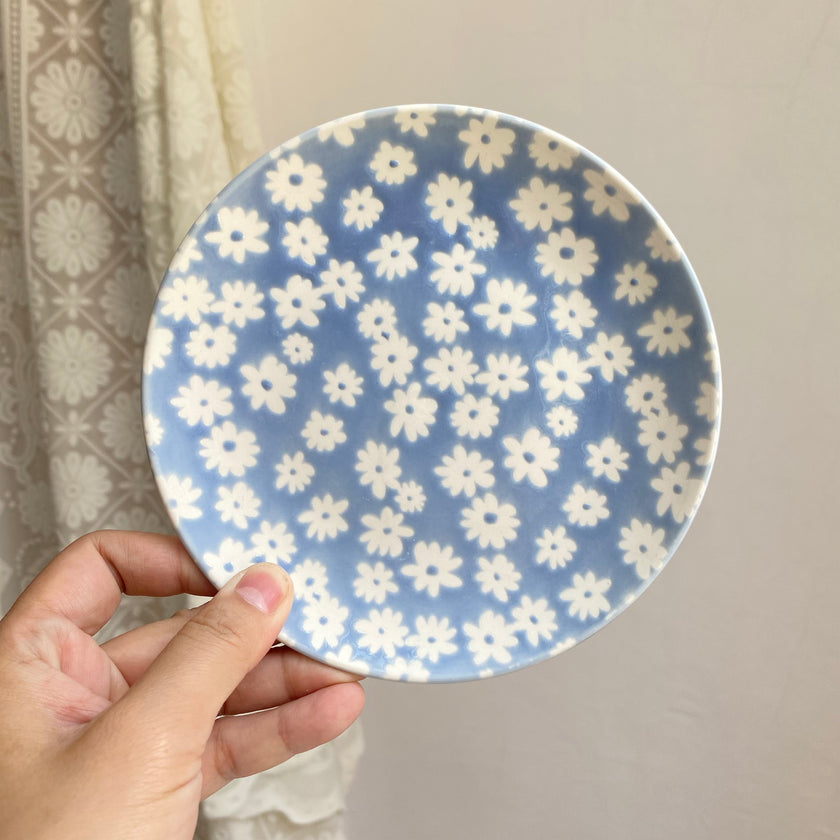 Blue Ground Blossom Small Dish - product view 1