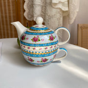 Patterned Tea for One Set