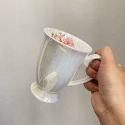 Romantic Floral Pedestal Cup