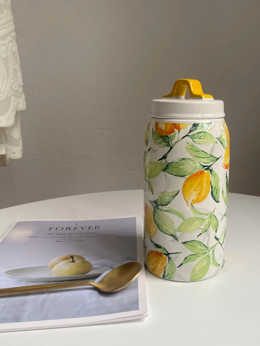 Garden Pattern Lidded Cup