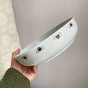 Grey Heart Soup Bowl