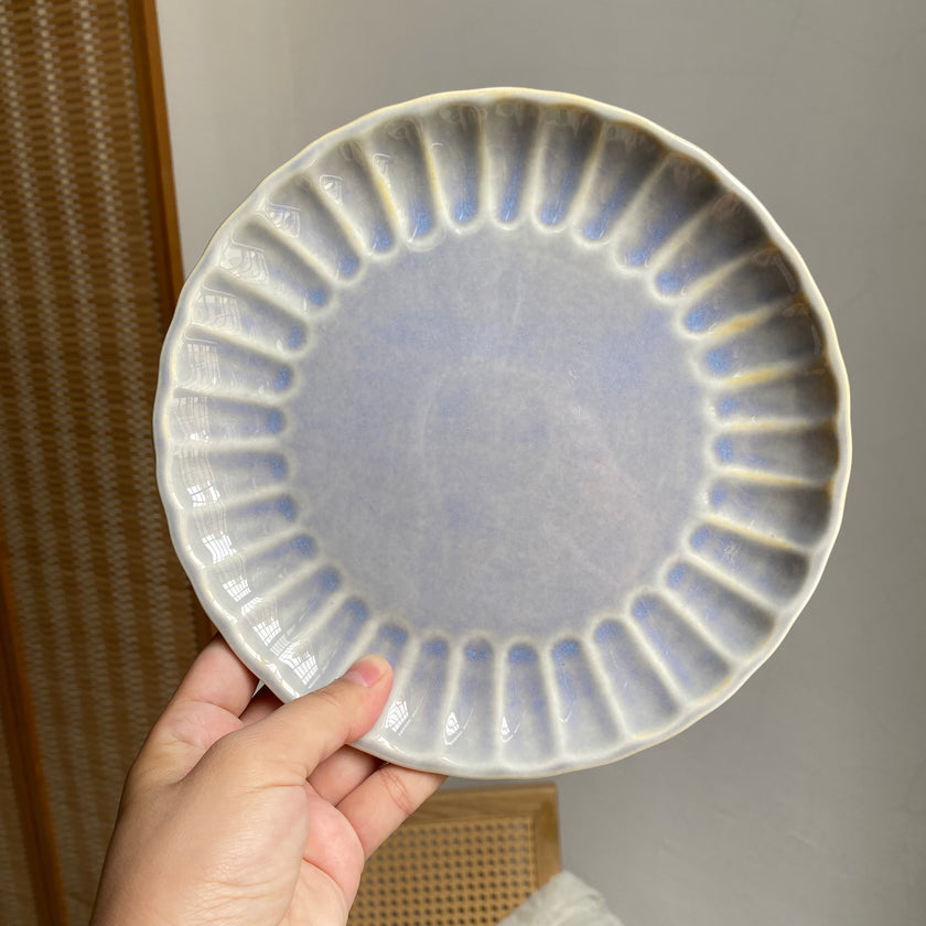 Green Reactive Glaze Plate
