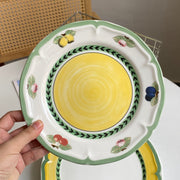 Lemon Garden Plates