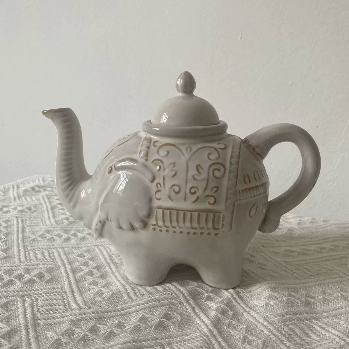 Elephant Relief Teapot