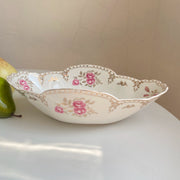 Petite Floral Footed Serving Bowl