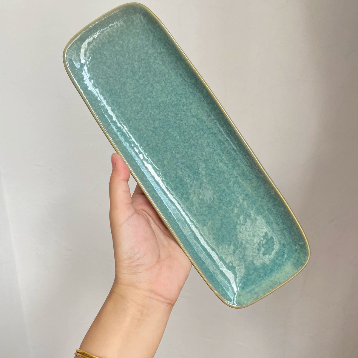 Jade Green Rectangular Platter