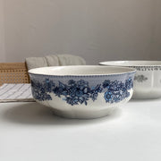 Vintage Blue Soup Bowl