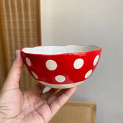 Green Polka Dot Bowl
