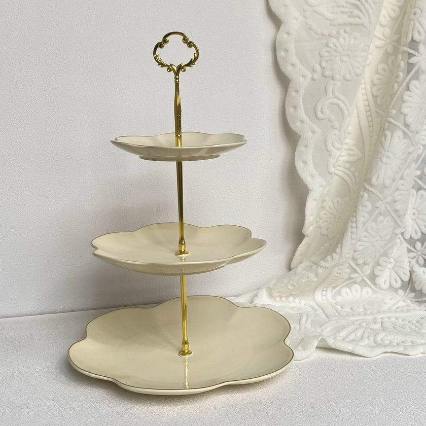 Gold Detail Three Tier Stand - product view 1