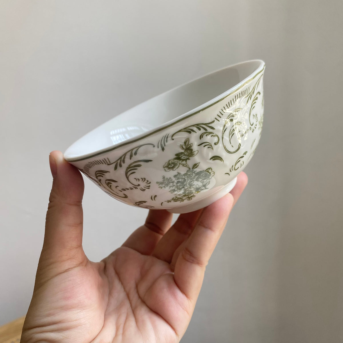 Sage Peony Bowl
