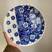 Colour Block Dinner Plate