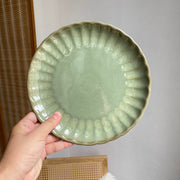Green Reactive Glaze Plate