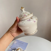 Romantic Floral Sugar Bowl